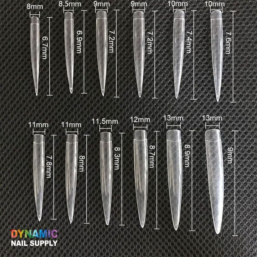 Bag of 60 extra-long nail tips - 3