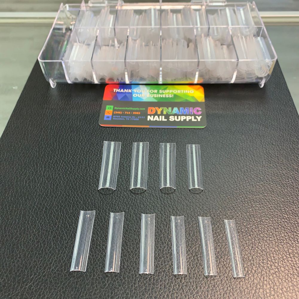 extra long square nail tips clear - 2